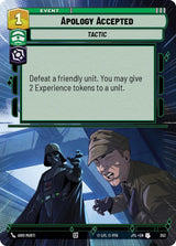 Apology Accepted (Hyperspace) - Star Wars Unlimited