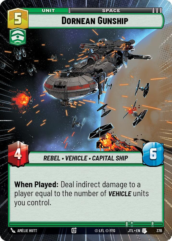 Dornean Gunship (Hyperspace) - Star Wars Unlimited