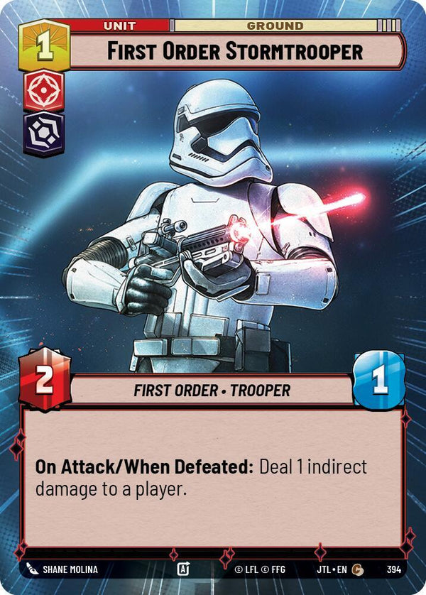First Order Stormtrooper (Hyperspace) - Star Wars Unlimited