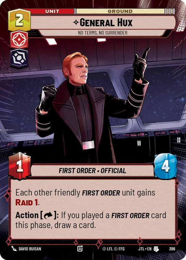 General Hux - No Terms, No Surrender (Hyperspace) - Star Wars Unlimited