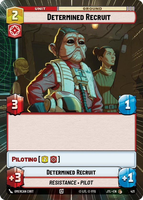 Determined Recruit (Hyperspace) - Star Wars Unlimited