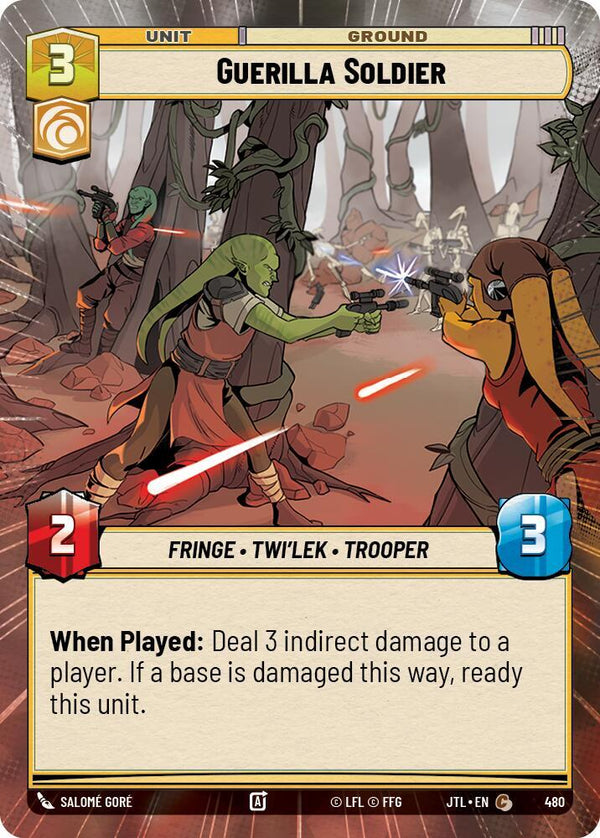 Guerilla Soldier (Hyperspace) - Star Wars Unlimited