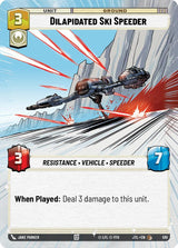 Dilapidated Ski Speeder (Hyperspace) - Star Wars Unlimited