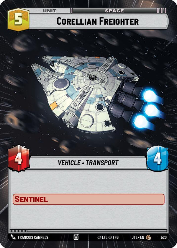 Corellian Freighter (Hyperspace) - Star Wars Unlimited