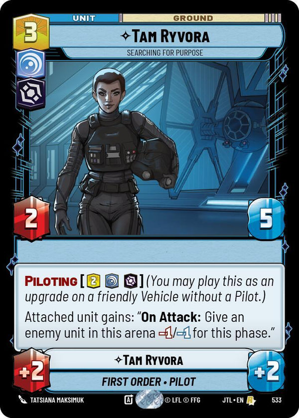 Tam Ryvora - Searching For Purpose (Foil) - Star Wars Unlimited