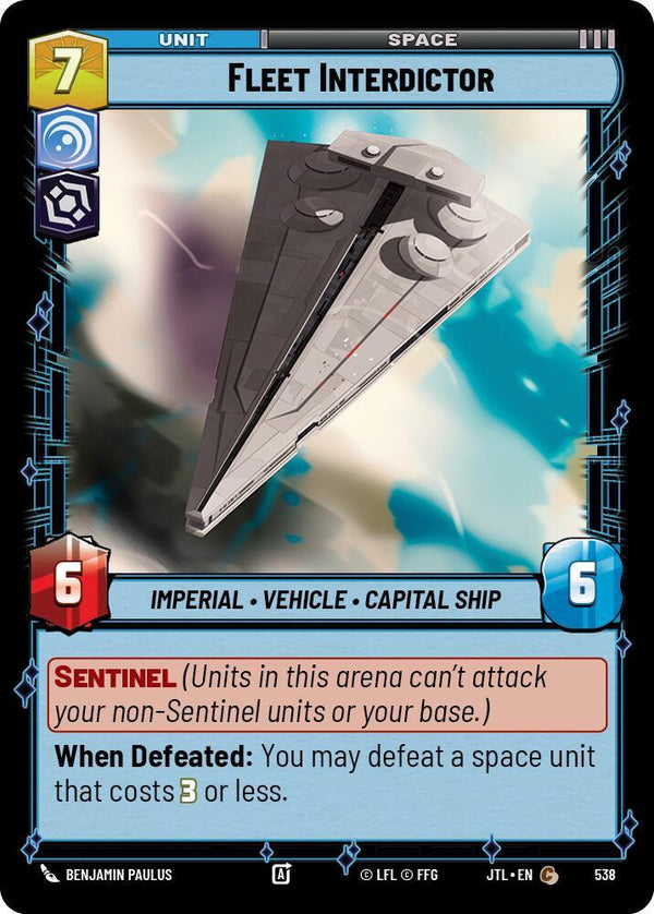 Fleet Interdictor (Foil) - Star Wars Unlimited