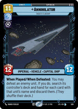 Annihilator - Tagge's Flagship (Foil) - Star Wars Unlimited