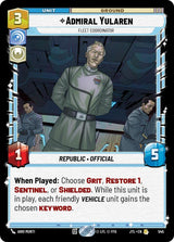 Admiral Yularen - Fleet Coordinator (Foil) - Star Wars Unlimited