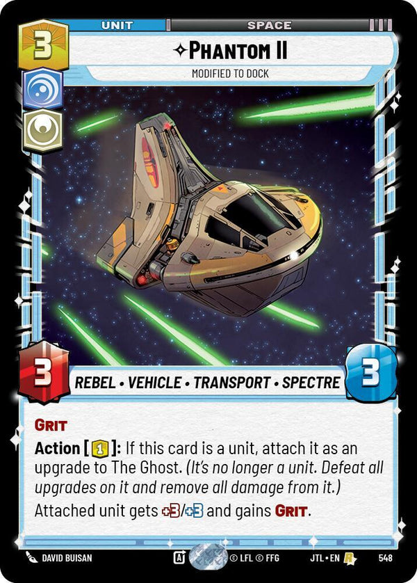 Phantom II - Modified to Dock (Foil) - Star Wars Unlimited