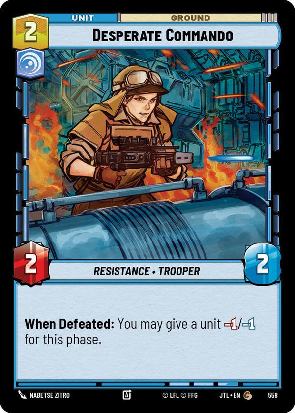 Desperate Commando (Foil) - Star Wars Unlimited