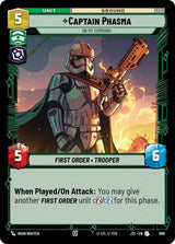 Captain Phasma - On My Command (Foil) - Star Wars Unlimited