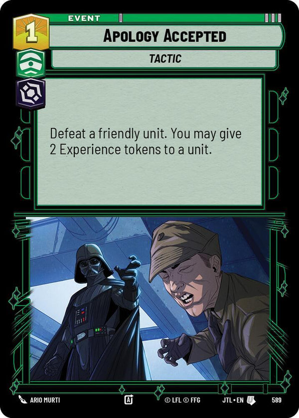 Apology Accepted (Foil) - Star Wars Unlimited