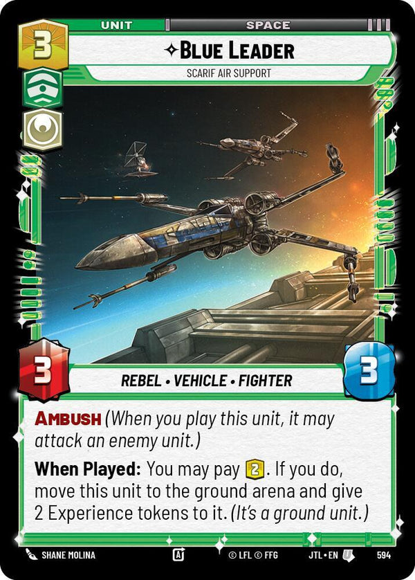 Blue Leader - Scarif Air Support (Foil) - Star Wars Unlimited