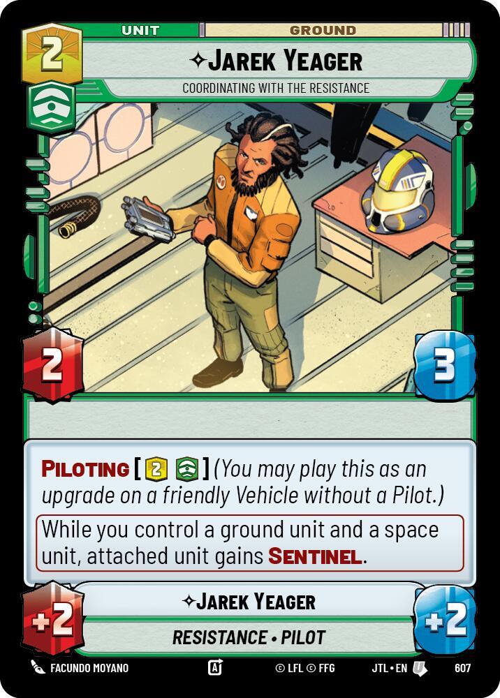 Jarek Yeager - Coordinating With The Resistance (Foil)