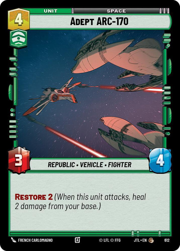 Adept ARC-170 (Foil) - Star Wars Unlimited