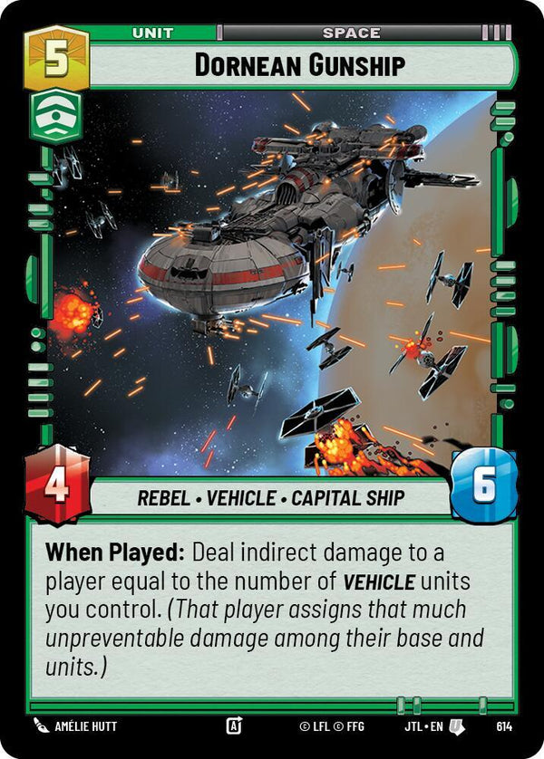 Dornean Gunship (Foil) - Star Wars Unlimited