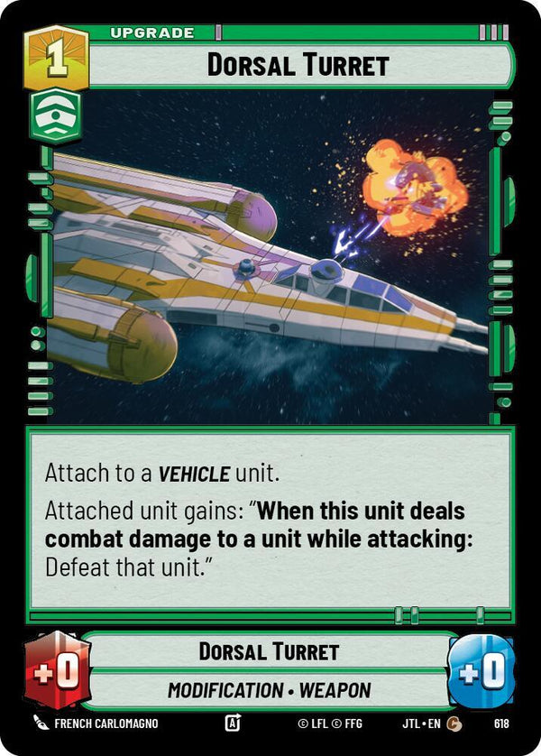 Dorsal Turret (Foil) - Star Wars Unlimited