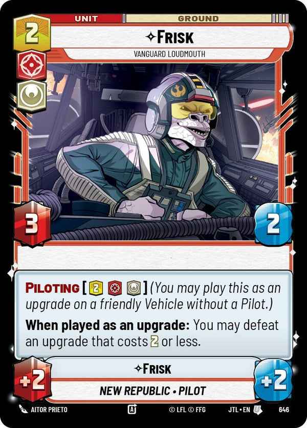 Frisk - Vanguard Loudmouth (Foil) - Star Wars Unlimited