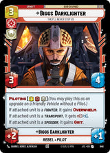 Biggs Darklighter - They'll Never Stop Us (Foil) - Star Wars Unlimited