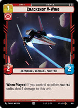 Crackshot V-Wing (Foil) - Star Wars Unlimited