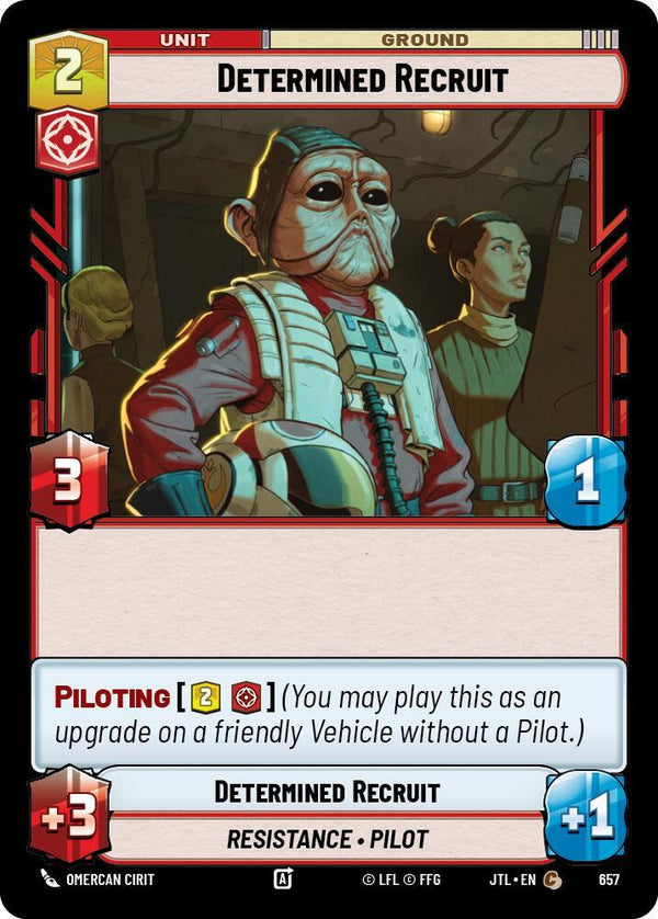 Determined Recruit (Foil) - Star Wars Unlimited