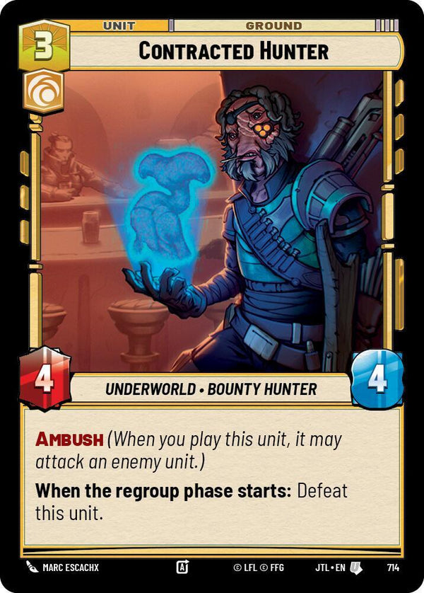 Contracted Hunter (Foil) - Star Wars Unlimited