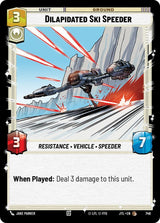 Dilapidated Ski Speeder (Foil) - Star Wars Unlimited