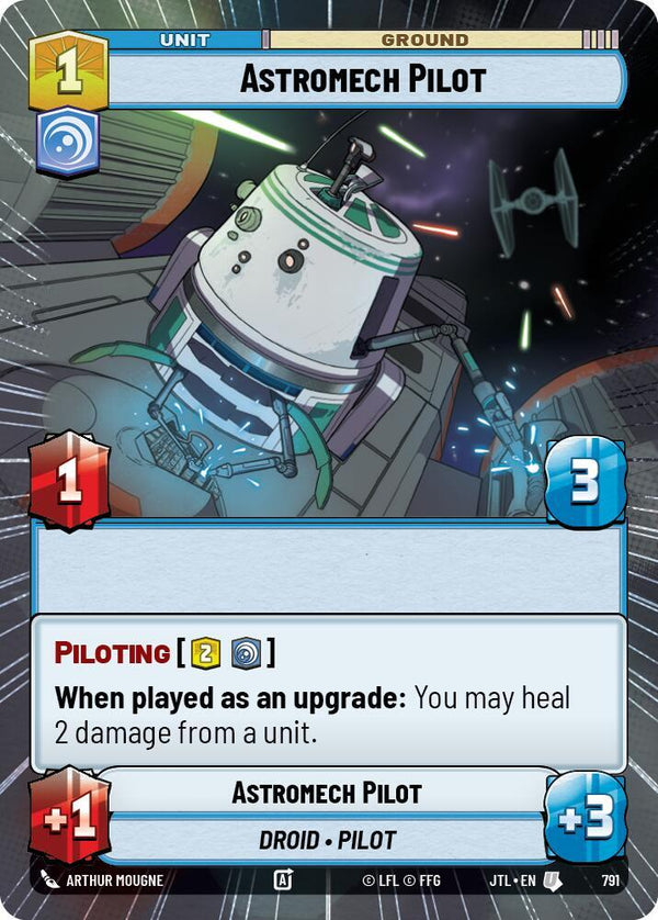 Astromech Pilot (Hyperspace Foil) - Star Wars Unlimited