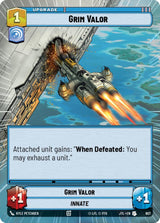Grim Valor (Hyperspace Foil) - Star Wars Unlimited