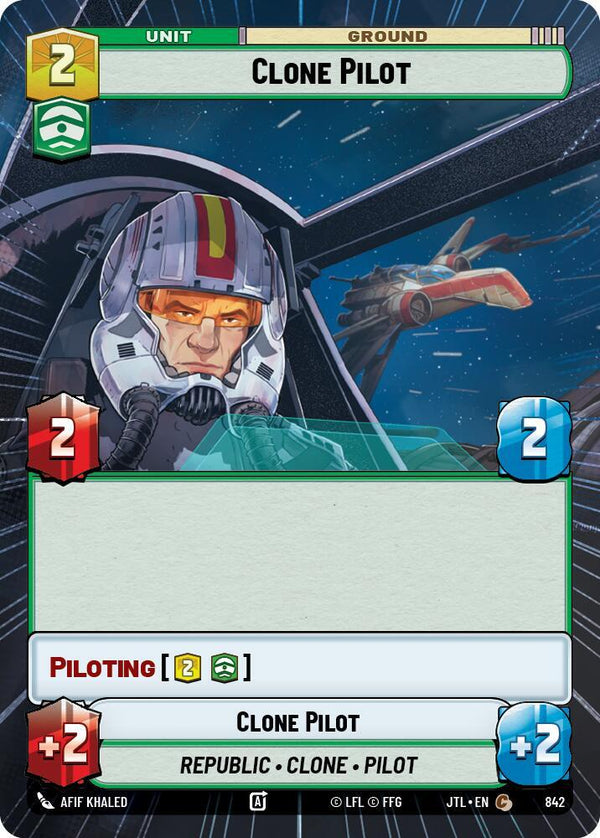 Clone Pilot (Hyperspace Foil) - Star Wars Unlimited