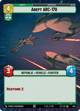 Adept ARC-170 (Hyperspace Foil) - Star Wars Unlimited