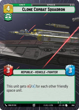 Clone Combat Squadron (Hyperspace Foil) - Star Wars Unlimited