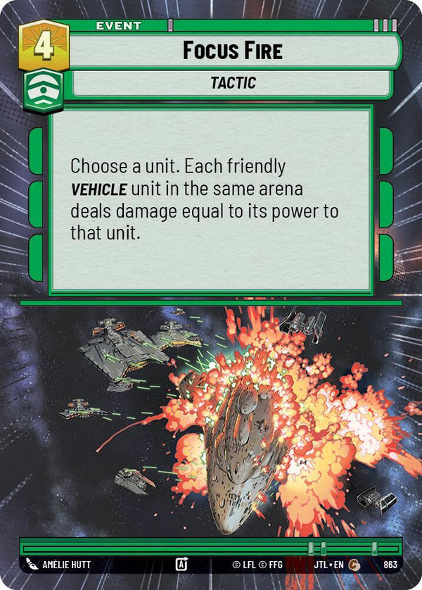 Focus Fire (Hyperspace Foil) - Star Wars Unlimited