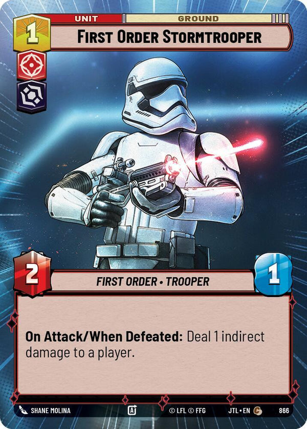 First Order Stormtrooper (Hyperspace Foil) - Star Wars Unlimited