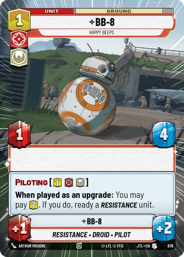 BB-8 - Happy Beeps (Hyperspace Foil) - Star Wars Unlimited
