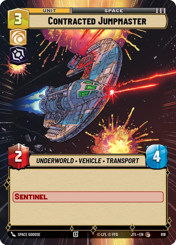 Contracted Jumpmaster (Hyperspace Foil) - Star Wars Unlimited