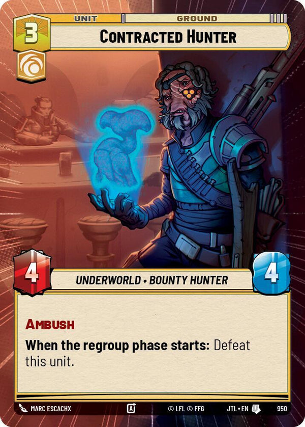 Contracted Hunter (Hyperspace Foil) - Star Wars Unlimited