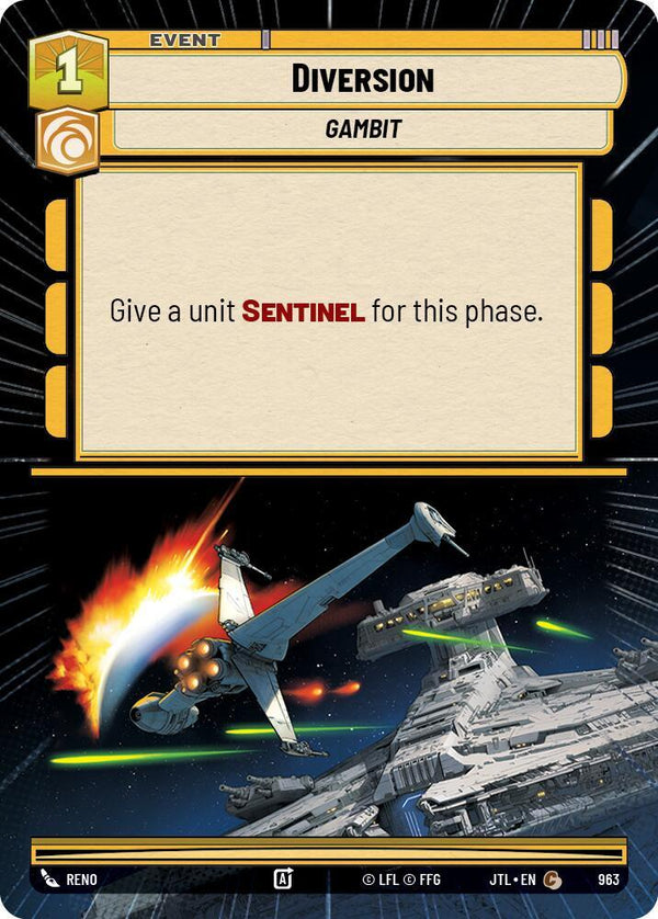 Diversion (Hyperspace Foil) - Star Wars Unlimited