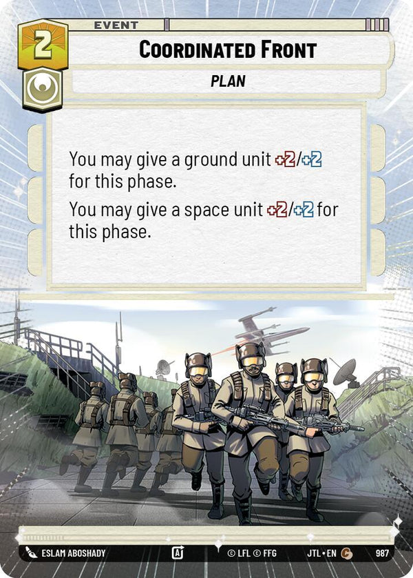 Coordinated Front (Hyperspace Foil) - Star Wars Unlimited