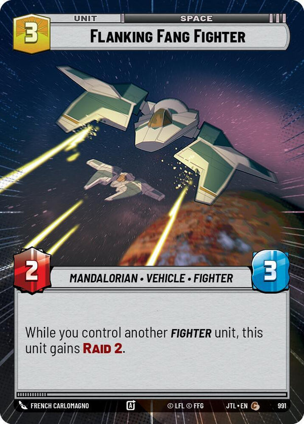 Flanking Fang Fighter (Hyperspace Foil) - Star Wars Unlimited