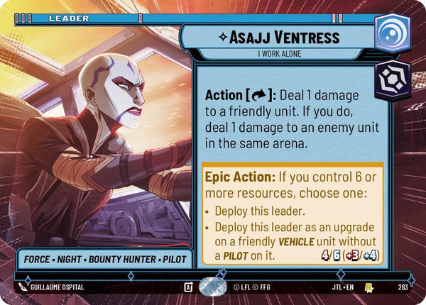 Asajj Ventress - I Work Alone (Hyperspace) - Star Wars Unlimited