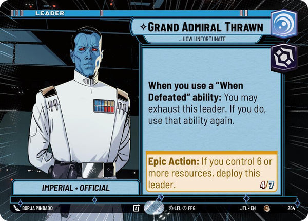Grand Admiral Thrawn - ...How Unfortunate (Hyperspace) - Star Wars Unlimited