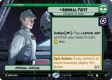 Admiral Piett - Commanding the Armada (Hyperspace) - Star Wars Unlimited