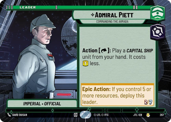 Admiral Piett - Commanding the Armada (Hyperspace) - Star Wars Unlimited