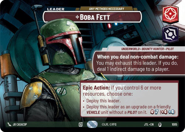 Boba Fett - Any Methods Necessary (Showcase) - Star Wars Unlimited