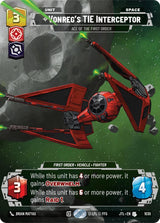 Vonreg's TIE Interceptor - Ace of the First Order (Prestige) - Star Wars Unlimited