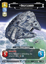 Gold Leader - Fastest Ship in the Fleet (Prestige Foil) - Star Wars Unlimited