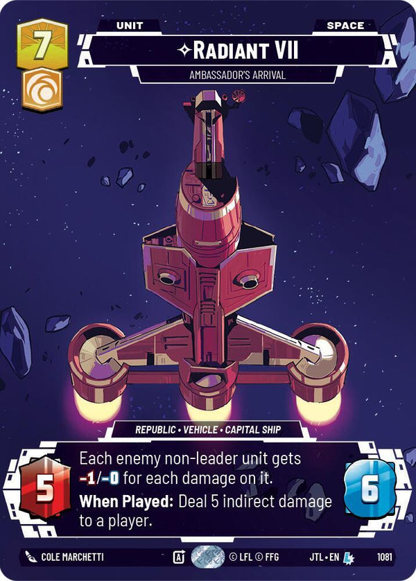Radiant VII - Ambassadors' Arrival (Prestige Foil) - Star Wars Unlimited