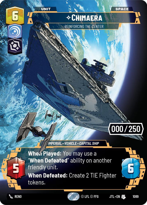 Chimaera - Reinforcing the Center (Serialized) - Star Wars Unlimited