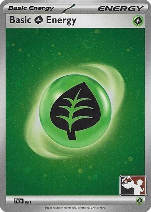 Basic Grass Energy - 001 (Cosmos Holo) - Pokémon
